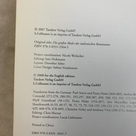 The Great Painters of the Italian Renaissance Volume 2 Hardcover (BIG BOOK) - Picture 13 of 15